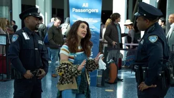 Leopard Vest worn by Kate Peralta Nasim Pedrad in the Brooklyn Nine-Nine series