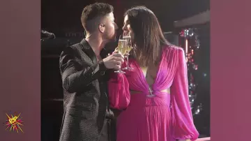 Robe portée par Priyanka Chopra dans Priyanka Chopra and Nick jonas Romantic moments at new year 2020 party