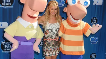 Robe All saints portée par Ashley Tisdale dans la vidéo Ashley Tisdale: 'Phineas & Ferb' Premiere