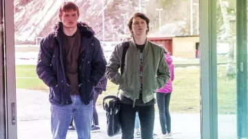 Hooded jacket of Magne (David Alexander Sjøholt) in Ragnarok (S01)