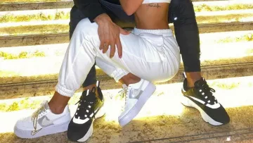 La paire de sneakers Dior B22 portée par Benjamin Samat sur un post Instagram