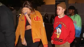 Sweatshirt porté par Justin Bieber dans la vidéo Justin Bieber and wife Hailey attend Billboard Awards after-party