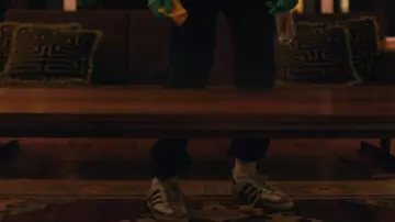 White Adidas shoes worn by James (Alex Lawther) as seen in The end of the fucking world S01E04