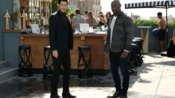 Black Formal Suit of Lucifer Morningstar (Tom Ellis) in Lucifer