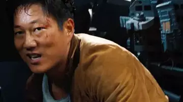 Brown Suede Jacket worn by Han (Sung Kang) in F9 movie (Fast and Furious 9)