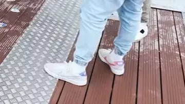 The Nike Bruin sneakers worn by Carlito in the YouTube video Our kids are giving us a scavenger hunt (they're objectively brilliant)