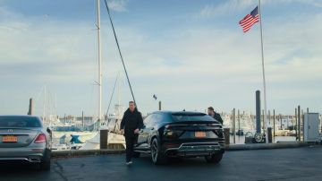 The 2019 Lamborghini Urus SUV of Bobby "Axe" Axelrod (Damian Lewis) in the series Billions (Season 4 Episode 5)