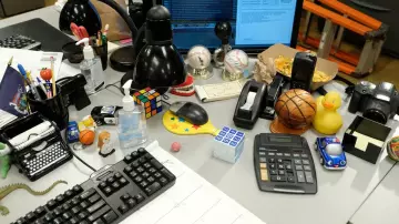 Toy Police Car on the desk of Jake Peralta in Brooklyn Nine-Nine 