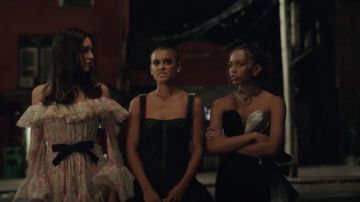 Ruffle Dress worn by Luna La (Savannah Lee Smith) in Gossip Girl (S01E02)