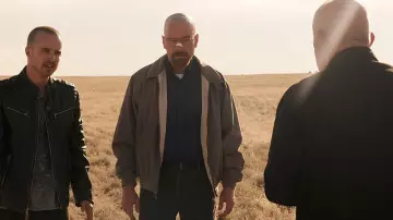 Leather Jacket from wardrobe of Jesse Pinkman (Aaron Paul) as seen in Breaking Bad (Season 5 Episode 1)