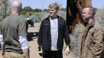Brown Canvas Jacket from clothes worn by Jesse Pinkman (Aaron Paul) in Breaking Bad TV series (Season 5 Episode 5)