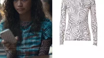 Rue tatoo mesh top