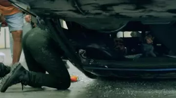 Biker Boots worn by Natasha Romanoff (Scarlett Johansson) as seen on Black Widow movie wardrobe