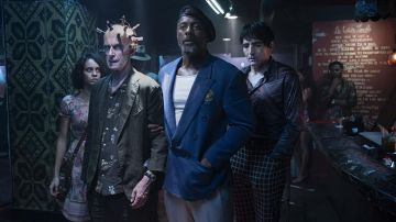 Black beret hat worn by Bloodsport (Idris Elba) as seen in The Suicide Squad movie