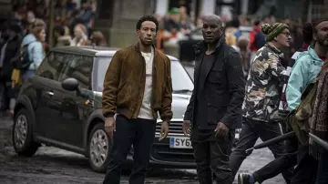 Belstaff field jacket worn by Roman (Tyrese Gibson) as seen in F9 Fast and Furious 9 movie