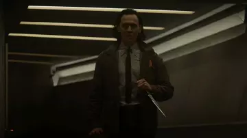 Daga utilizada por Loki (Tom Hiddleston) como se ve en la serie de televisión Loki (S01E03)