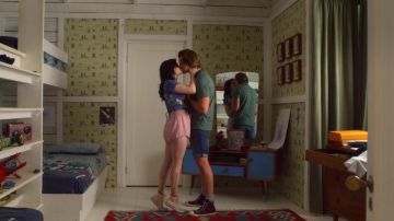 Converse Chuck Taylor Seasonal Color Canvas sneakers in pink worn by Noah Flynn (Jacob Elordi) as seen in The Kissing Booth 3