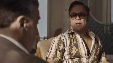 Plage Imprimée Chemise portée par Anthony Provenzano (Stephen Graham) dans Le film Irlandais
