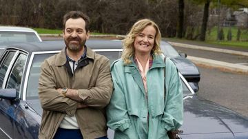 Brown cotton jacket worn by Glenn (Paul Braunstein) in The Exchange movie