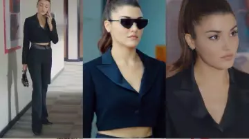 Le blazer de Eda Yildiz (Hande Erçel) danza You Play Kapimi (S01E10)
