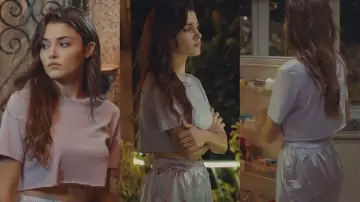 Le short rose de Eda Yildiz (Hande Erçel) danza You Play Kapimi (S01E09)