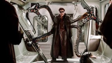 Trench Leather Coat worn by Otto Octavius / Doctor Octopus (Alfred Molina) as seen in Spider-Man: No Way Home