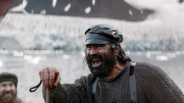 Fisherman hat cap worn by Henry Drax (Colin Farrell) as seen in The North Water TV series (S01E02)