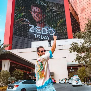 Casablance Shirt worn by Zedd on his Instagram account @zedd