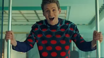 Trypophobic Sweater worn by Technical Boy (Bruce Langley) in American Gods TV series (Season 3 Episode 1)