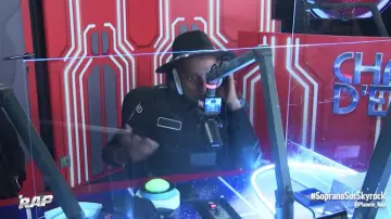 The wool hat fedora black Soprano during his passage in Planet Rap on Skyrock