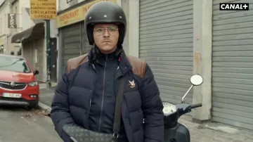 The down jacket Chevignon worn by Brahim (Brahim Bouhlel) in the series Validated (Season 2)
