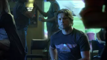 Harley-Davidson Wing logo t-shirt worn by Jake Sully (Sam Worthington) as seen in Avatar movie