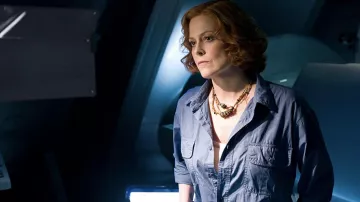 Combinaison bleue portée par le Dr Grace Augustine (Sigourney Weaver) comme on le voit dans le film Avatar