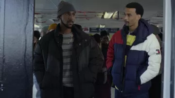 Tommy Hilfiger TJ Essential Colorblock Jacket worn by Mitchell 'Divine' Diggs (Julian Elijah Martinez) in Wu-Tang: An American Saga TV series (S02E04)