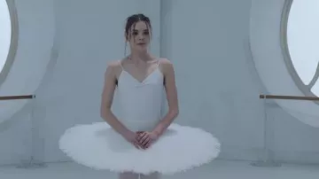 Blanc Tutu Tulle Jupe portée par Marine Elise Durand (Diana Silvers) comme on le voit dans les Oiseaux de Paradis film