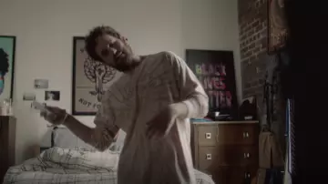 Crooked Store Tie and Dye "Pod Save America" Tee shirt worn by Ethan Streiber (Ben Platt) as seen in The Premise TV series (Season 1 Episode 1)