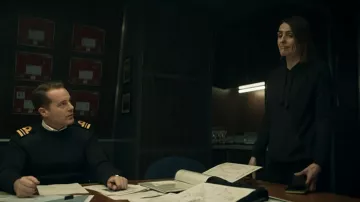 Rag & bone Logan Hoodie in black worn by DCI Amy Silva (Suranne Jones) as seen in Vigil (S01E02)