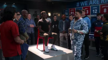 Nike Jordan Air Jordan 13 "Lucky Green" sneakers worn by Sam Obisanya (Toheeb Jimoh) as seen in Ted Lasso TV series outfits (S02E08)