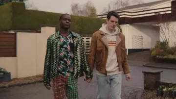 Le Ragged Priest Mom jeans à carreaux mélangés Jeans portés par Eric Effiong (Ncuti Gatwa) dans l&#39;Éducation Sexuelle (Saison 3 Épisode 2)