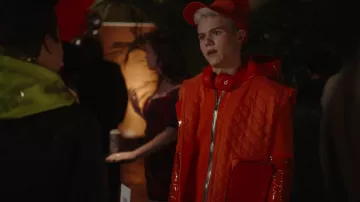 Beats headphones in red used by Chase Dubek (Case Walker) as seen in The Other Two (S02E10)