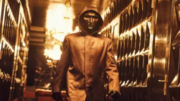 The costume worn by Front man (Lee Byung-hun) in the series Squid Game (S01E07)