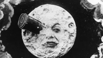 Réplique de La Lune vue dans Un Voyage sur la Lune de Georges Méliès