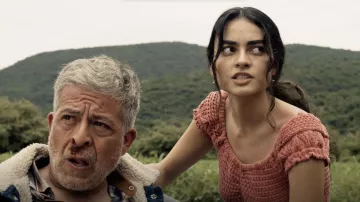 Aeropostale Crocheted Off-The-Shoulder Crop Top worn by Delfina Reyes (Val Dorantes) as seen in S.W.A.T. Tv series wardrobe (Season 5 Episode 1)