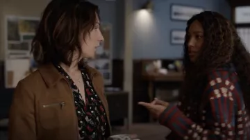 Banana Republic Vegan Suede 4-Pocket Jacket worn by Jerrie Kennedy (Jesse James Keitel) as seen in Big Sky TV show (Season 2 Episode 1)