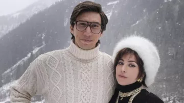 Vintage Lunettes de vue portées par Maurizio Gucci (Adam Driver) dans House of Gucci film