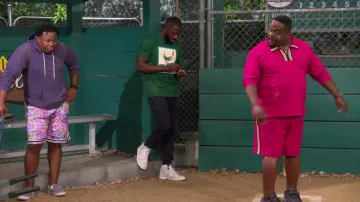 Nike sneakers worn by Malcolm Butler (Sheaun McKinney) as seen in The Neighborhood TV series wardrobe (Season 4 Episode 3)