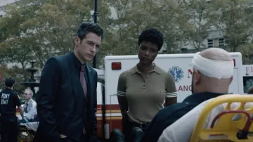Rag & Bone Peyton Polo Shirt worn by Tiffany Wallace (Katherine Renee Turner) as seen in FBI Tv series outfits (Season 4 Episode 3)