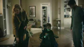 Babaton Connor Coat worn by Jenny Banks (Elizabeth Lail) as seen in Ordinary Joe TV series outfits (Season 1 Episode 1)