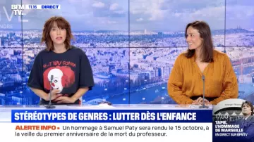 The Aren&#39;t You Going To Say Hello? of the film It worn by Candice Mahout in Le Live Toussaint on BFMTV