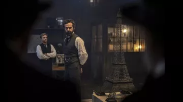 Eiffel Tower Model of Gustave Eiffel (Romain Duris) as seen in Eiffel movie